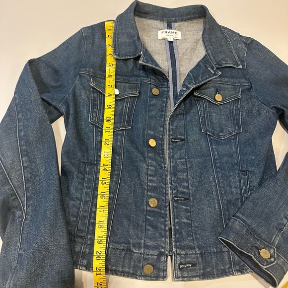 FRAME Denim Jacket Size Small - Picture 5 of 6